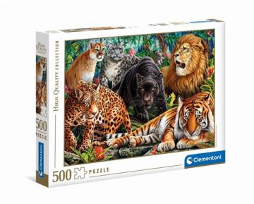 Wild Cats, 500 pc puzzle